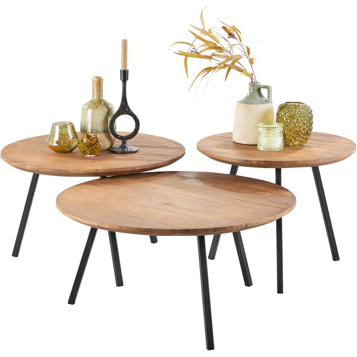 Wooden Round Coffee Table