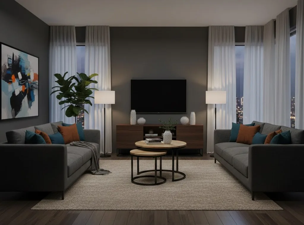 Rustic Round Nesting Tables