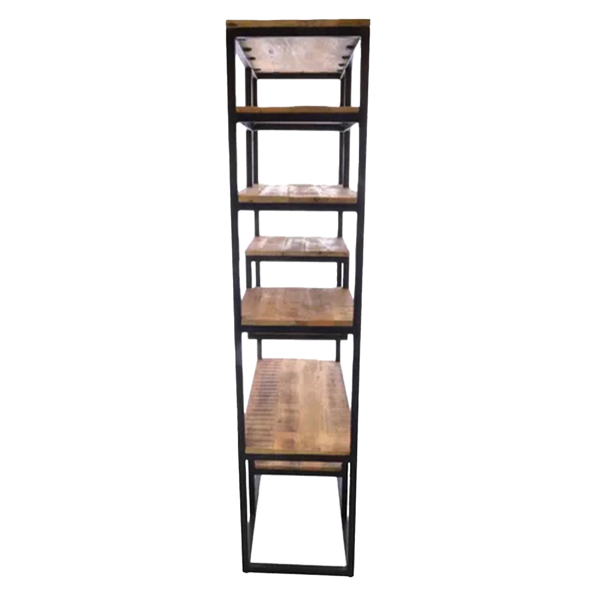 Iron And Wood Bookshelf