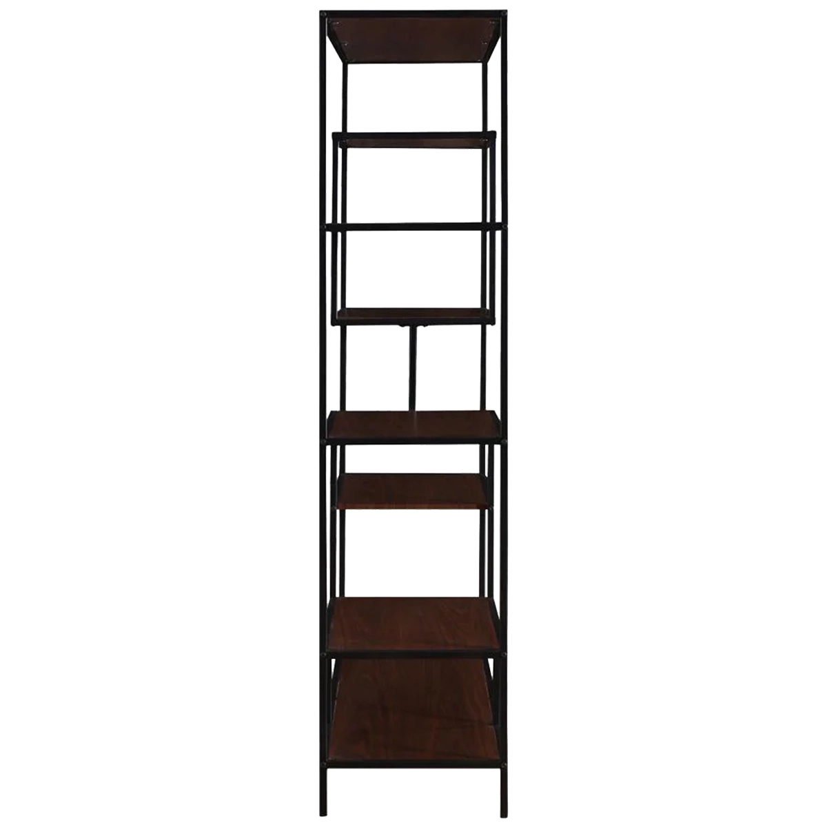 Cross Shelving Wooden Bookshelf