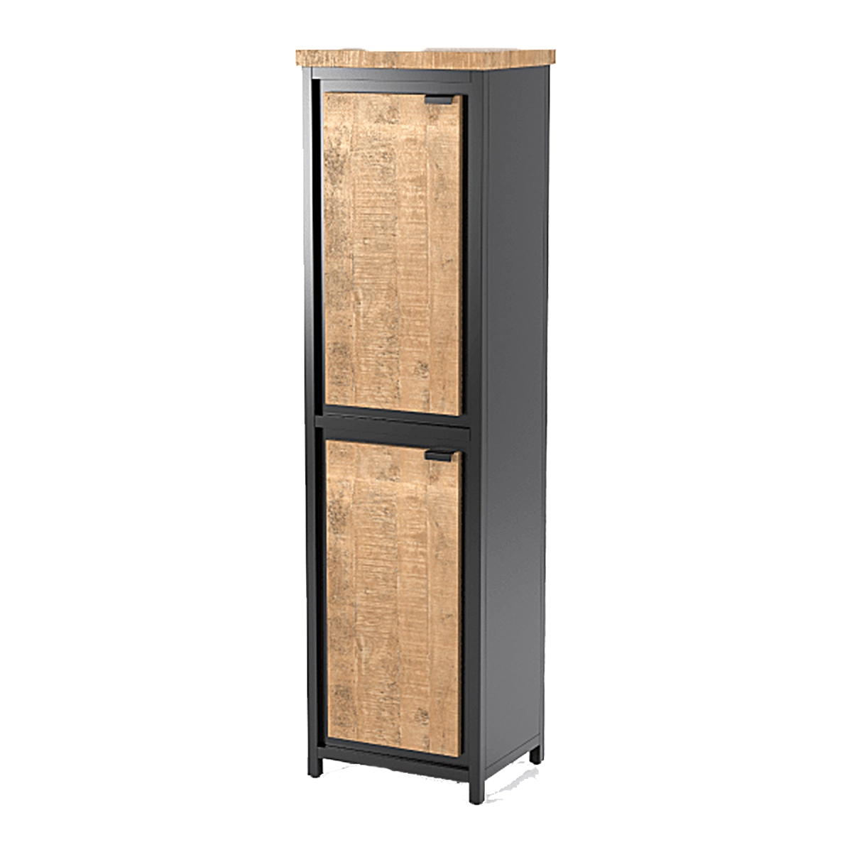 Galant Tall Cabinet With Rattan Webbing