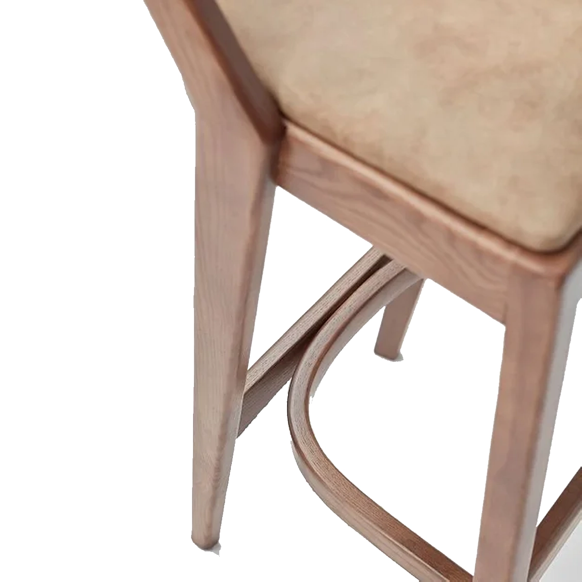 Solid Sheesham Wood Long Seater Bar Stool