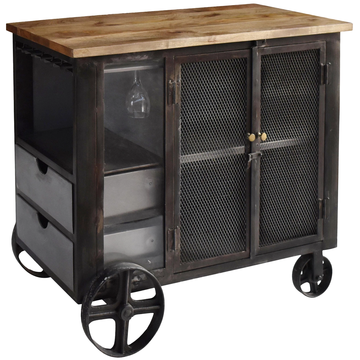 Bar Cabinet On Wheels