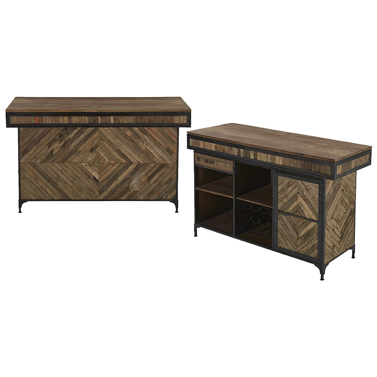 The Chevron Bar Counter